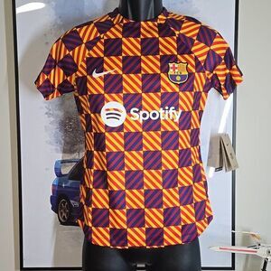 BNWT FC Barcelona Short Sleeve Game Jersey